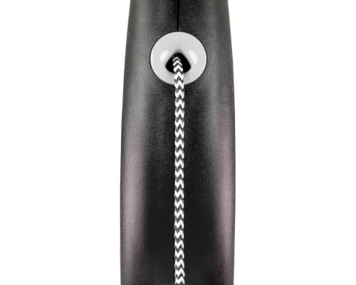Повідець для собак Flexi Black Design М трос 5 м (чорний) (4000498033401)
