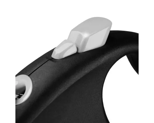 Повідець для собак Flexi Black Design М трос 5 м (чорний) (4000498033401)