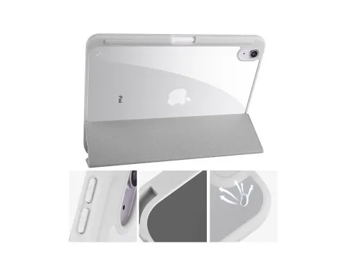 Чохол до планшета BeCover Soft Edge mount Apple Pencil Apple iPad 10.9" 2022/24/11" 2025 Gray (709236)
