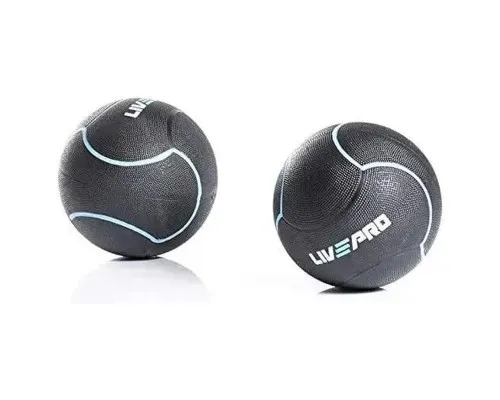 Медбол LivePro Solid Medicine Ball LP8110-10 чорний Уні 10кг (6951376100808)