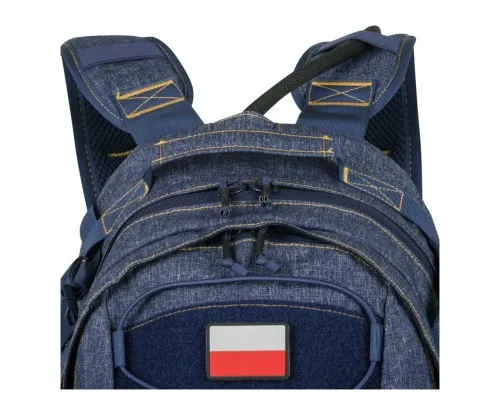 Рюкзак туристичний Helikon-Tex 21л Backpack - Nylon Polyester Blend - Melange Black-Grey (PL-EDC-NP-M1)