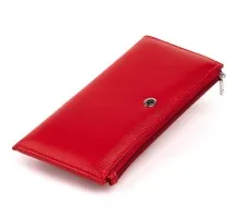 Гаманець ST Leather Зі шкіри жіночий Червоний (19330)