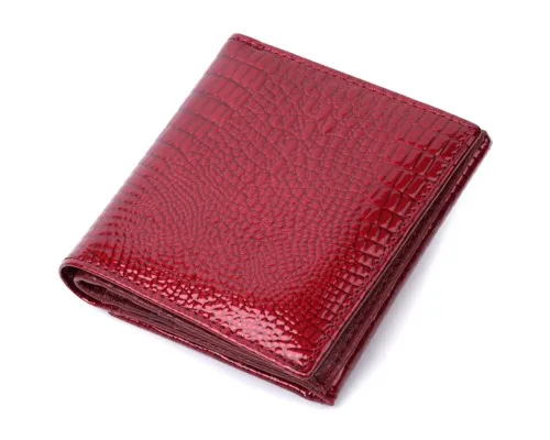Гаманець ST Leather З натуральної шкіри Червоний (22687)