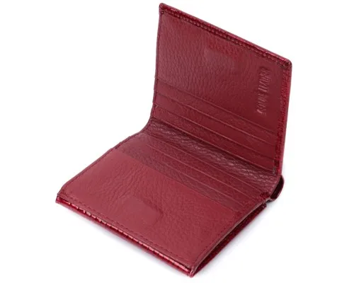 Гаманець ST Leather З натуральної шкіри Червоний (22687)