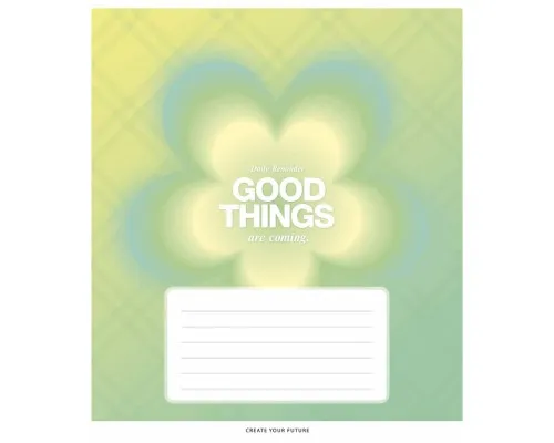 Зошит Школярик Good things 18 аркушів клітинка (018-3526K)