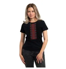Футболка Sol's Regent Women Вишиванка вертикально чорний XXL (01825309/313XXL)