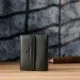 Гаманець ST Leather З натуральної шкіри Зелений (23075)