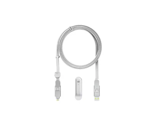 Дата кабель 6in1 inCharge XL 2.0m white Rolling Square (XLM02R)