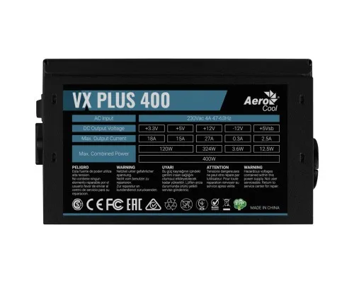 Блок живлення AeroCool 400W VX Plus Stealth (ACPN-VS40NEY.12)