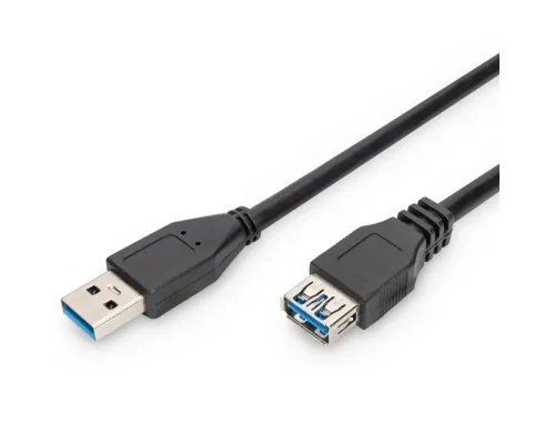 Дата кабель USB 3.0 AM/AF 3.0m black Digitus (AK-300203-030-S)