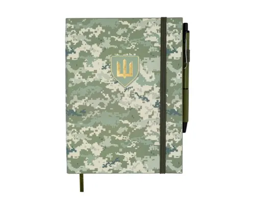 Тижневик Buromax недатований MILITARY, A5, світло-зелений, штуч.шкіра, 336 сторінок (BM.20700-15)