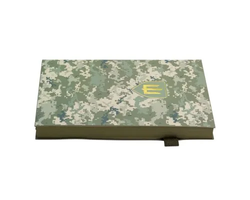 Тижневик Buromax недатований MILITARY, A5, світло-зелений, штуч.шкіра, 336 сторінок (BM.20700-15)