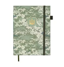 Тижневик Buromax недатований MILITARY, A5, світло-зелений, штуч.шкіра, 336 сторінок (BM.20700-15)