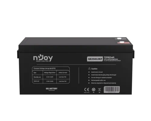Батарея до ДБЖ nJoy 12V 250Ah (BTVGCBEOGHYKFCW01B) GEL (GE25012KF)