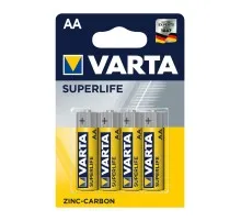 Батарейка Varta AA SUPERLIFE Zinc-Carbon R6 * 4 (02006101414)