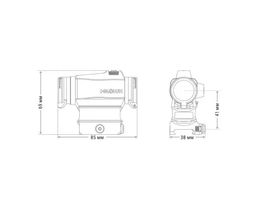 Коліматорний приціл Holosun HS515CM (747021)
