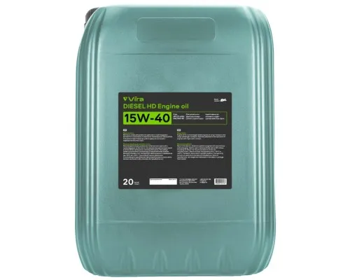 Моторна олива VIRA Diesel HD 15W-40 20 л (VI0384)