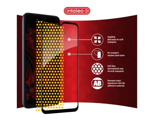 Скло захисне Intaleo Full Glue Samsung M14 Black (1283126579912)