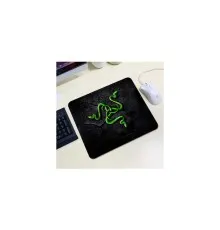 Килимок для мишки Voltronic Razer 11 Black/Green (YT-RZ11)