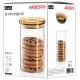 Банка Ardesto Fresh 900 мл, скло, пластик, прозорий (AR1309SFM)