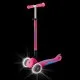 Самокат Globber Elite Lights Рожевий до 50 кг 3-9 років (439-610-3)