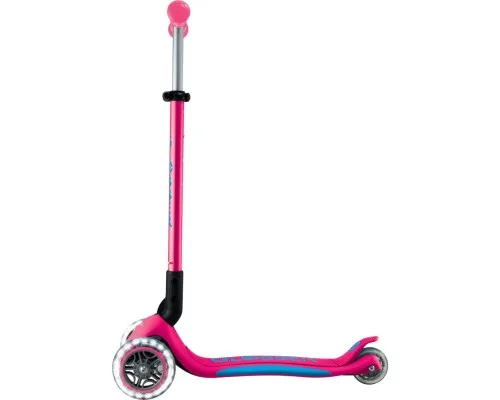 Самокат Globber Elite Lights Рожевий до 50 кг 3-9 років (439-610-3)