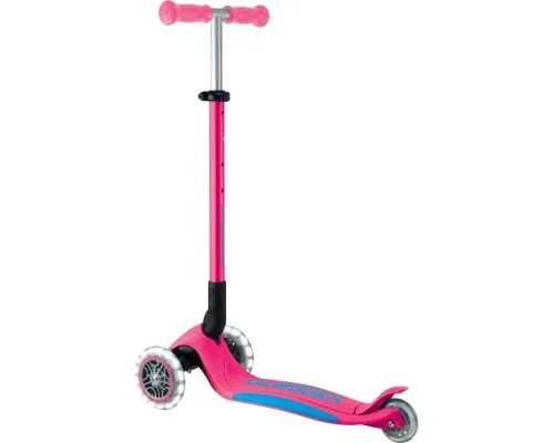 Самокат Globber Elite Lights Рожевий до 50 кг 3-9 років (439-610-3)