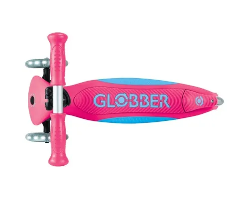 Самокат Globber Elite Lights Рожевий до 50 кг 3-9 років (439-610-3)