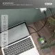 Дата кабель USB 2.0 AM to USB-C 3.0m black Digitus (AK-300148-030-S)