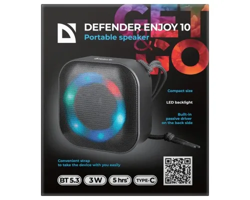 Акустична система Defender Enjoy 10 Black (65009)
