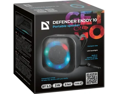 Акустична система Defender Enjoy 10 Black (65009)