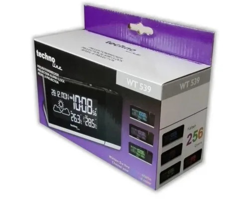Настільний годинник Technoline WT539 проекційний Black (DAS301813)