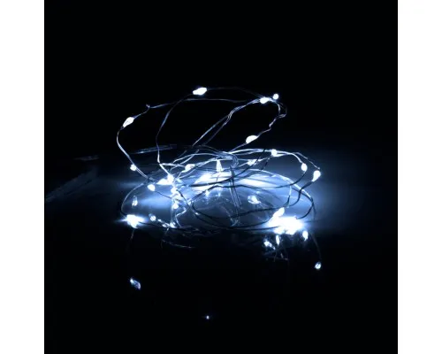 Гірлянда YES! Fun Нитка на мідному дроті 20 LED Холодно-біла 2 м Статична На батарейках (975021)