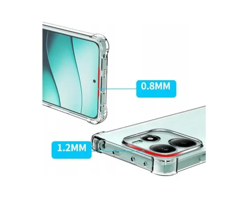Чохол до мобільного телефона BeCover Anti-Shock Xiaomi Redmi Note 14 4G Clear (713035)