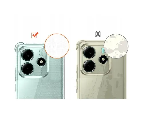 Чохол до мобільного телефона BeCover Anti-Shock Xiaomi Redmi Note 14 4G Clear (713035)