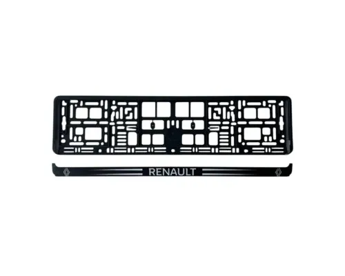 Рамка номерного знака Poputchik Renault (24-123-IS)