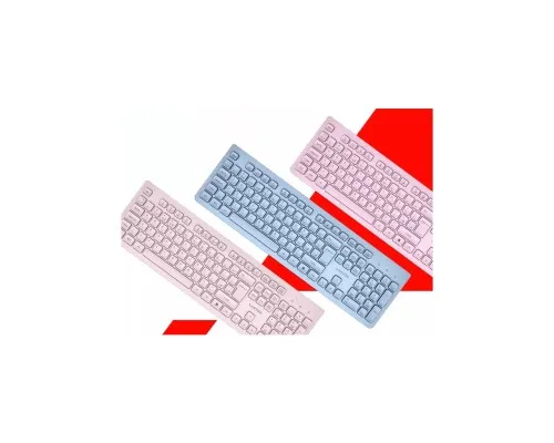 Клавіатура Canyon HKB-W01 Silent Wireless UA Blue (CNS-HKBW01BL)