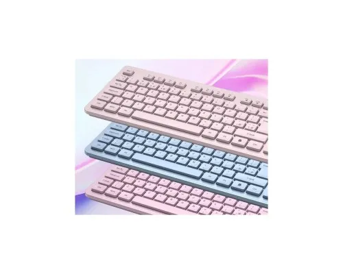 Клавіатура Canyon HKB-W01 Silent Wireless UA Blue (CNS-HKBW01BL)