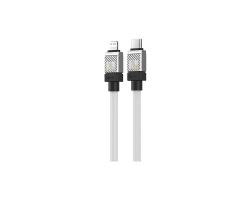 Дата кабель USB-C to Lightning 2.0m CoolPlay Fast Charging 20W white Baseus (CAKW000102)