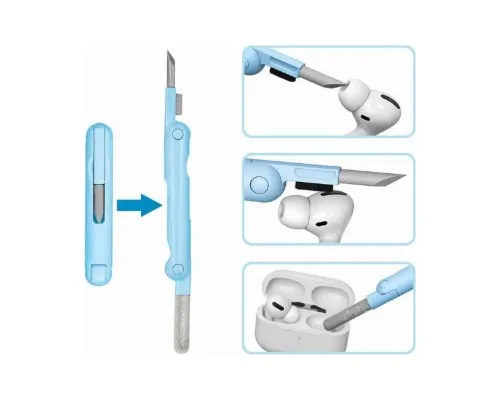 Універсальний чистячий набір Gembird portable cleaning kit, 7-in-1 (CK-LCD-07)