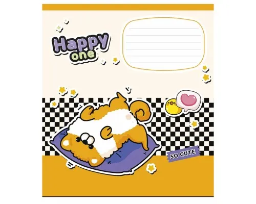 Зошит Школярик Happy one 18 аркушів клітинка (018-3532K)