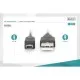 Дата кабель USB 2.0 AM to Mini 5P 3.0m black Digitus (AK-300130-030-S)