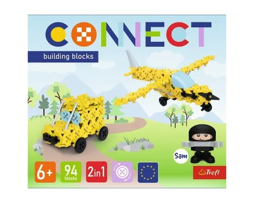 Конструктор Trefl Connect 2 в 1, 94 деталі (5900511619690)