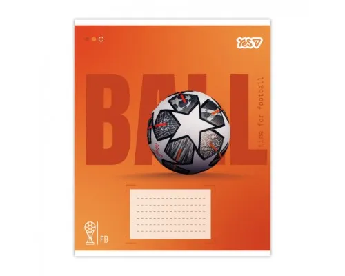 Зошит Yes Ball А5 24 аркуша клітинка (768681)