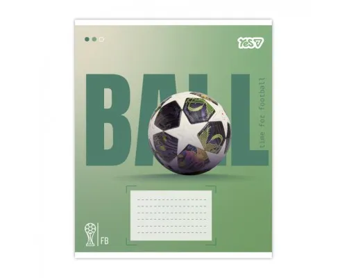 Зошит Yes Ball А5 24 аркуша клітинка (768681)