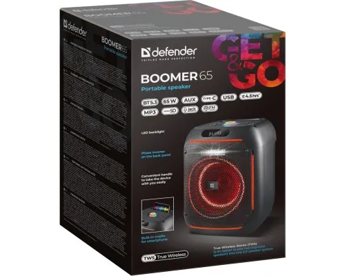 Акустична система Defender Beatbox 65 Black (65265)