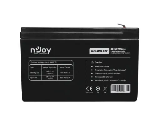 Батарея до ДБЖ nJoy 12V 9Ah (BTVACIUOCTA2FCN02B) AGM (GPL09122F)