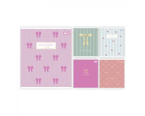Зошит Yes Pink bow А5 24 аркушів клітинка (768566)