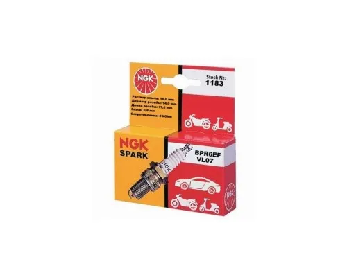 Свічка запалювання NGK 1183 BPR6EF