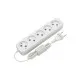 Мережевий подовжувач Electrum C-ES-1817 5.0m 5 роз, white (C-ES-1817)